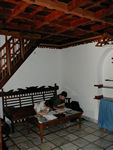 We slept in the loft