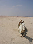 You can see pyramids out in the distance
