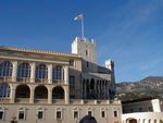 The palace - the flag means the Prince is home. 