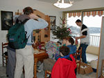 The Christmas tree at Uncle Marc's