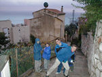 Starting our walk into Monte Carlo