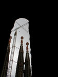 The tops of some of the towers