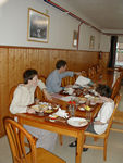 Breakfast in the hostel