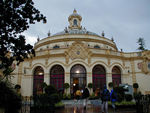 Whimsical building near Maria Louisa Park