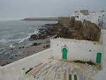 The city's walls from the sea side