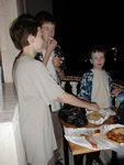 Snack before dinner on Moroccan street food