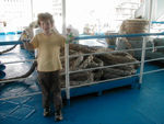 Maggie and friends on the ferry to Siphnos