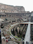 The place is named after a huge statue that Nero had made of himself.  (Nero had an artificial lake for hunting on the site.)  Later emperors had the statue refitted with a new head and rededicated it the Sun God.  Vespian moved it to the plaza in front of the Colosseum.  The Colosseum takes its name from the giant statue (no longer around.)