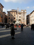 Outside the Pantheon