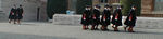 The Swiss Guards marching off after the audience.