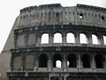 Tote and dad thought the state of the last arch on the second tier was an interesting demonstration of how arches fail without side support which can be provided by other arches