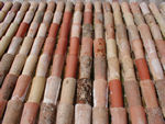 A tile roof