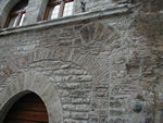 See all the arches that have been filled in an revised.  We saw lots of buildings like this.