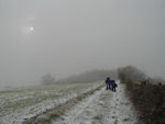 Later.  That white dot is the sun.  Compare this to the one that begins the row above!