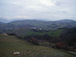 Looking away from town