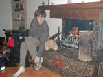 Duncan by the fire