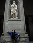 Two geniuses.  Leonardo da Vinci and Maggie the Doozer