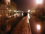 The walkways are useful tonight