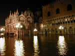 The lagoon in the piazetta