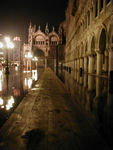 The passarelle the runs in front of the Doge's palace