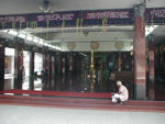 The Hindu temple gleamed and was as clean as a mosque