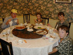Lunch at the Muslim Chinese restaurant across from the Red House hotel