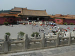 Looking toward the next gate
