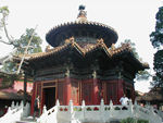 A pavilion in the gardens