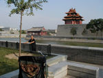 A corner and moat