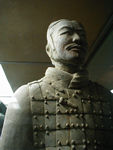 Close up of one of the figures