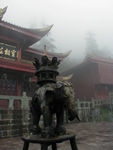 Elephant and lotus