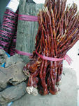 The stands feature all sorts of odd and interesting roots, stalks, berries, leaves, etc.