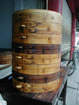 A wooden something or other in the market