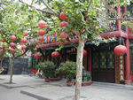 Along an old Chendu street.  Our guidebook says nothing about this part of the city.