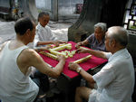 People really do play Mah Jong everywhere.