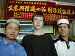 Duncan with the restaurant guys.