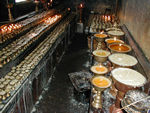 Lots of butter lamps