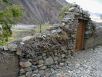 Doorway leading to the fields