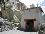Shrine, really more like a gateway or tunnel with prayer wheels inside.