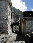 Narrow street and ladder