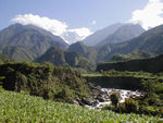 Peak above the river valley