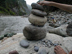 One of Duncan's rock creations