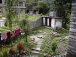 The toilet at the Paradise guesthouse in Galeshor