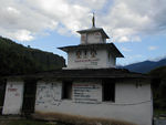 This temple has a map on it that shows how one is supposed to circle each temple and in which order