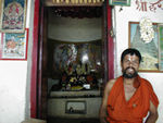 Smiling sadhu