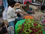 Lichee seller