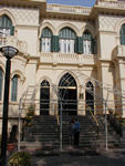 The building was once a palace, formerly the home of Khedive Ismail's granddaughter. Khedive Ismail ruled Egypt for Turkey.