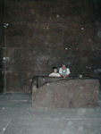 In the King's Chamber of the Great Pyramid.  