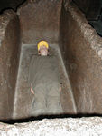 In the sarcophagus in the Great Pyramid