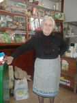 Lady in one of the cafes.